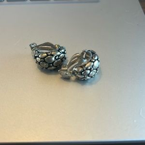 Clip on vintage earrings
